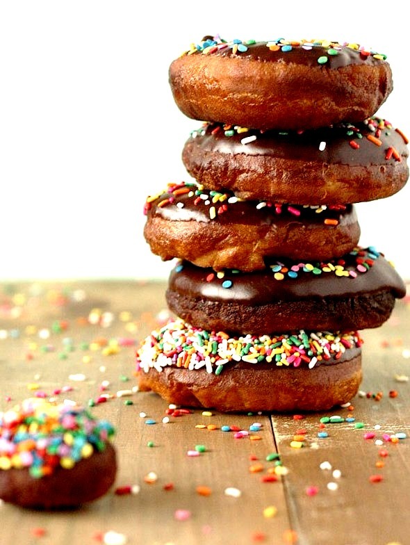 Recipe: Birthday Chocolate Glazed Donuts