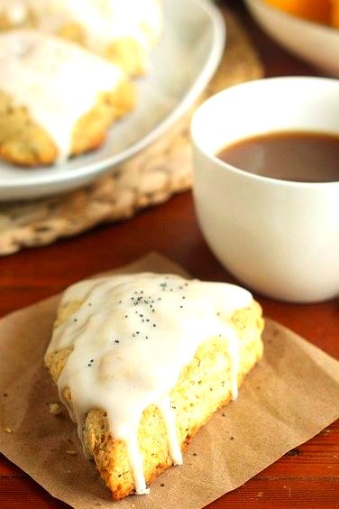 Lemon Poppyseed Scones // www.completelydelicious.com by Completely Delicious on Flickr.