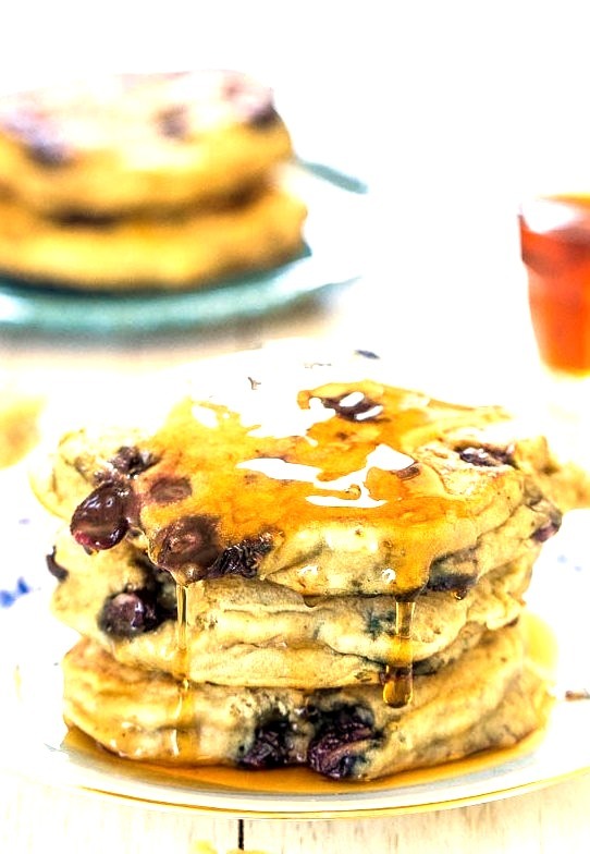 Dairy-Free Blueberry Pancakes