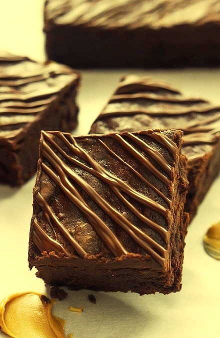 Flourless Fudgy Peanut Butter BrowniesMore cake & cookie & baking inspiration