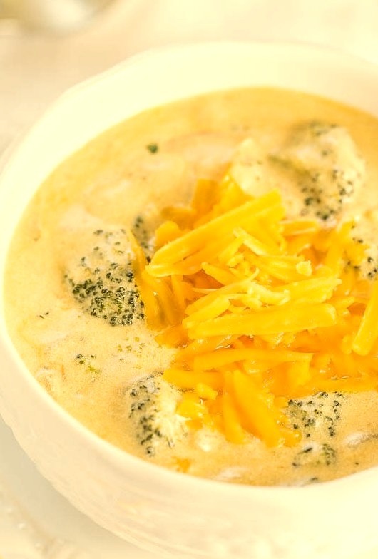 The Best Broccoli and Cheese Soup